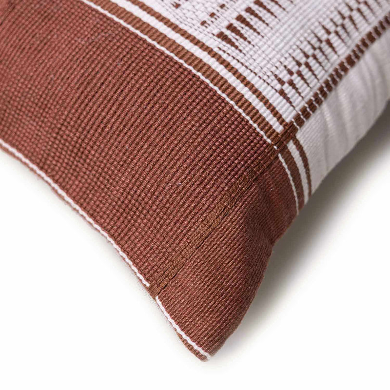 Luhevi Ru Hand Woven Lumbar Cushion Cover