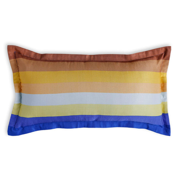 Solice Digital Printed Woollen And Silk Lumbar Cushion By Mariella Ienna