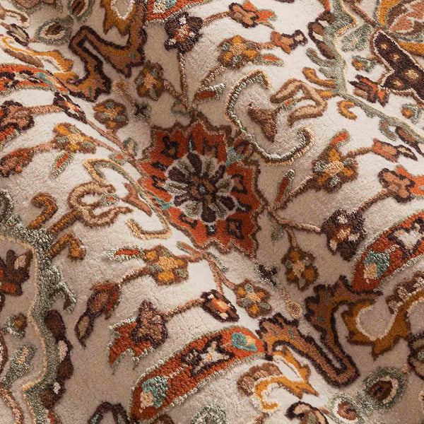 Negin Hand Tufted Woollen And Viscose Round Rug