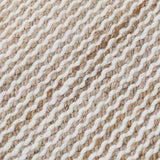 Textured Flatweave Wool And Jute Dhurrie