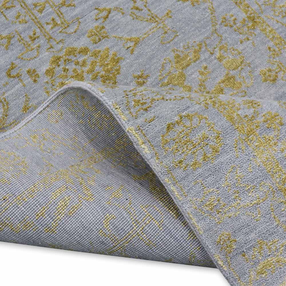 Mila Hand Knotted Woollen And Viscose Runner