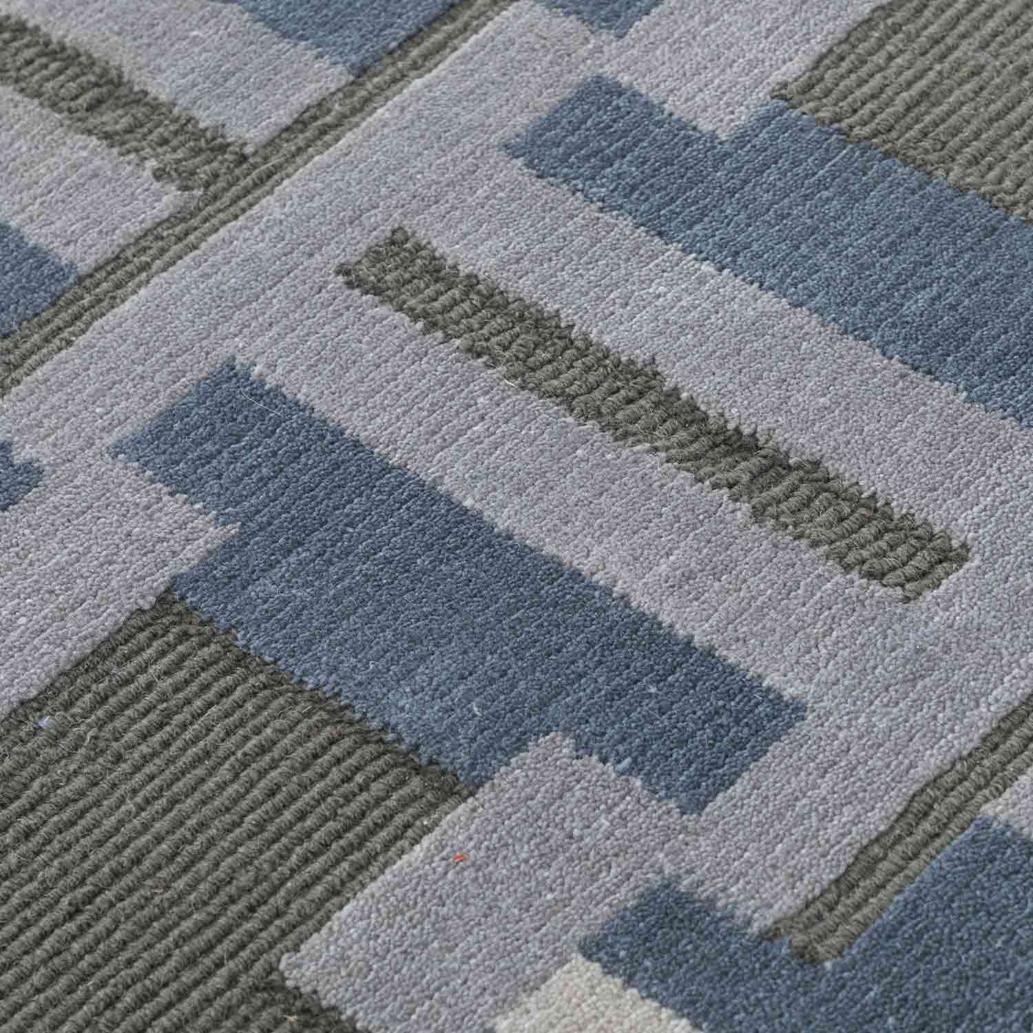 Rhythm Hand Knotted Wool Rug By Shripal Munshi