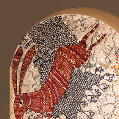 Jeev-Van Hand Knotted Woollen And Viscose Rug