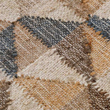 Triangular Jute Flat Weave Dhurrie