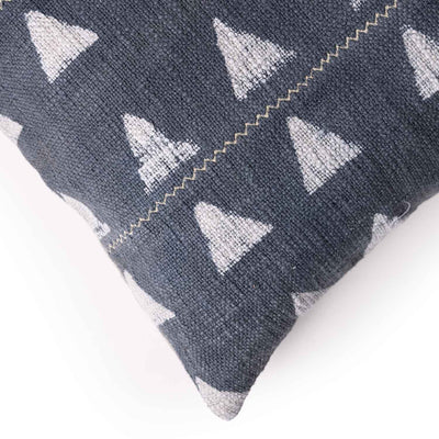 Neela Block Printed Cotton Slub Cushion Cover