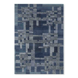 Blurred Amalgamations Hand Tufted Woollen And Cotton Rug By Shripal Munshi