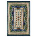 Lapiz Mosaic Hand Tufted Woollen And Viscose Rug By Varun Rana