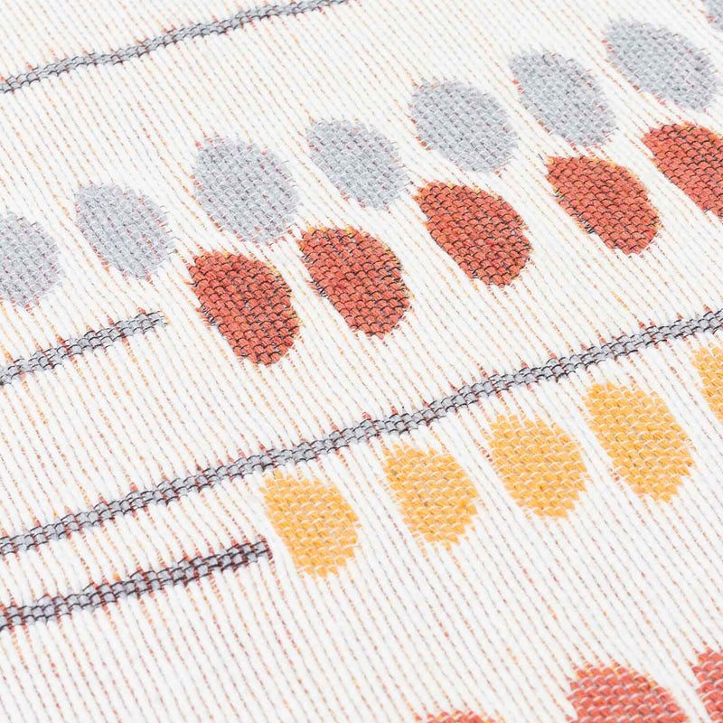 Cave Paint Recycled Cotton Printed Reversible Kilim