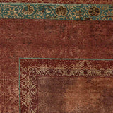 Caftan Hand Knotted Silk Rug by Tarun Tahiliani