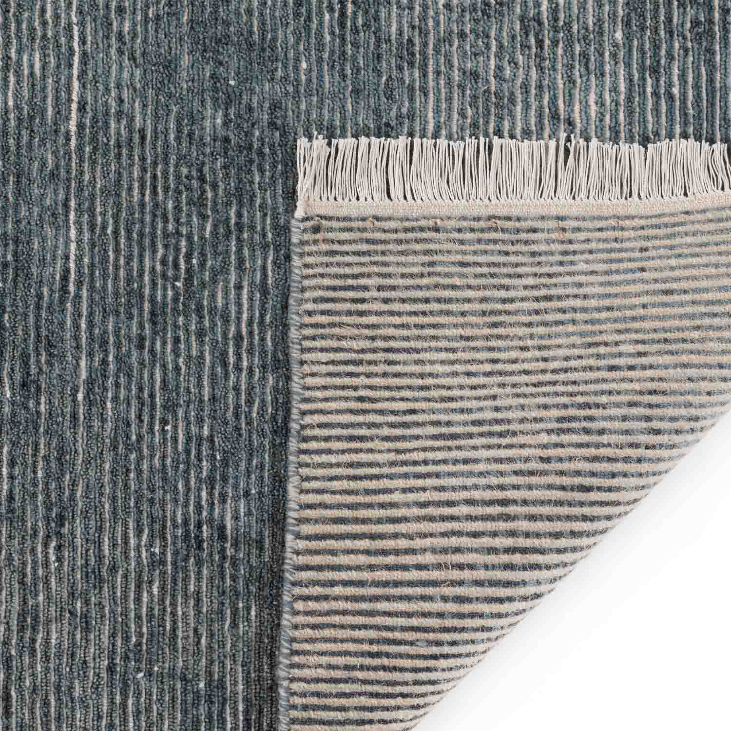 Brezza Hand Knotted Woollen And Jute Rug