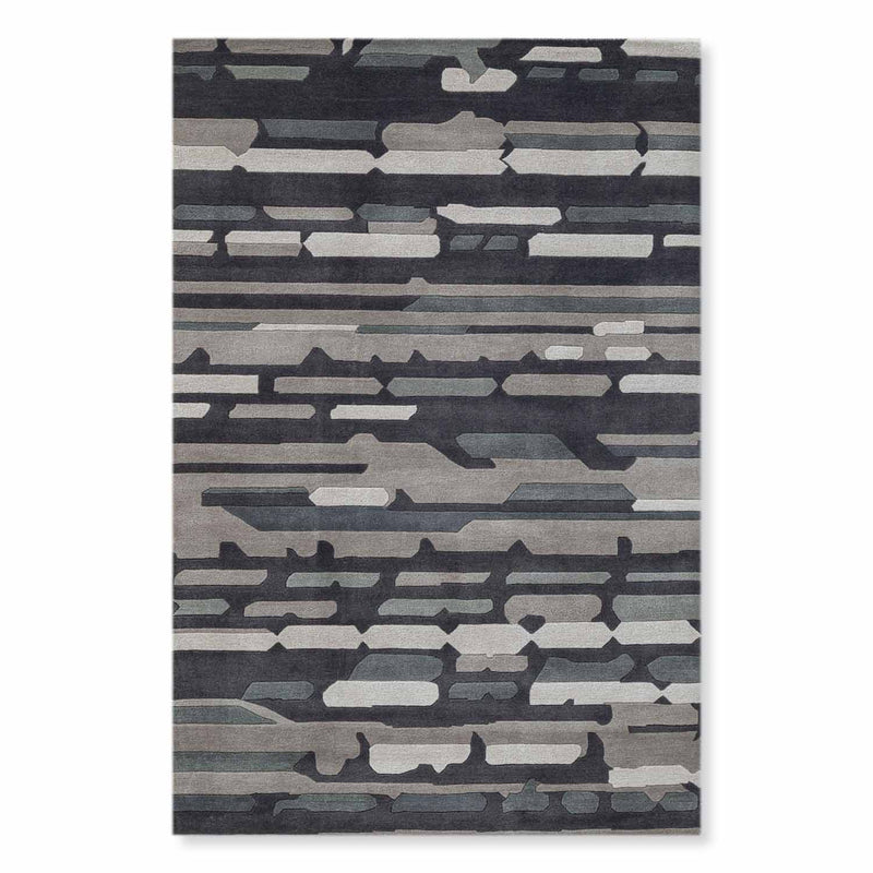 Lifelines 2 Hand Tufted Woollen And Cotton Rug By Shripal Munshi