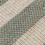 Striped Jute Flat Weave Dhurrie