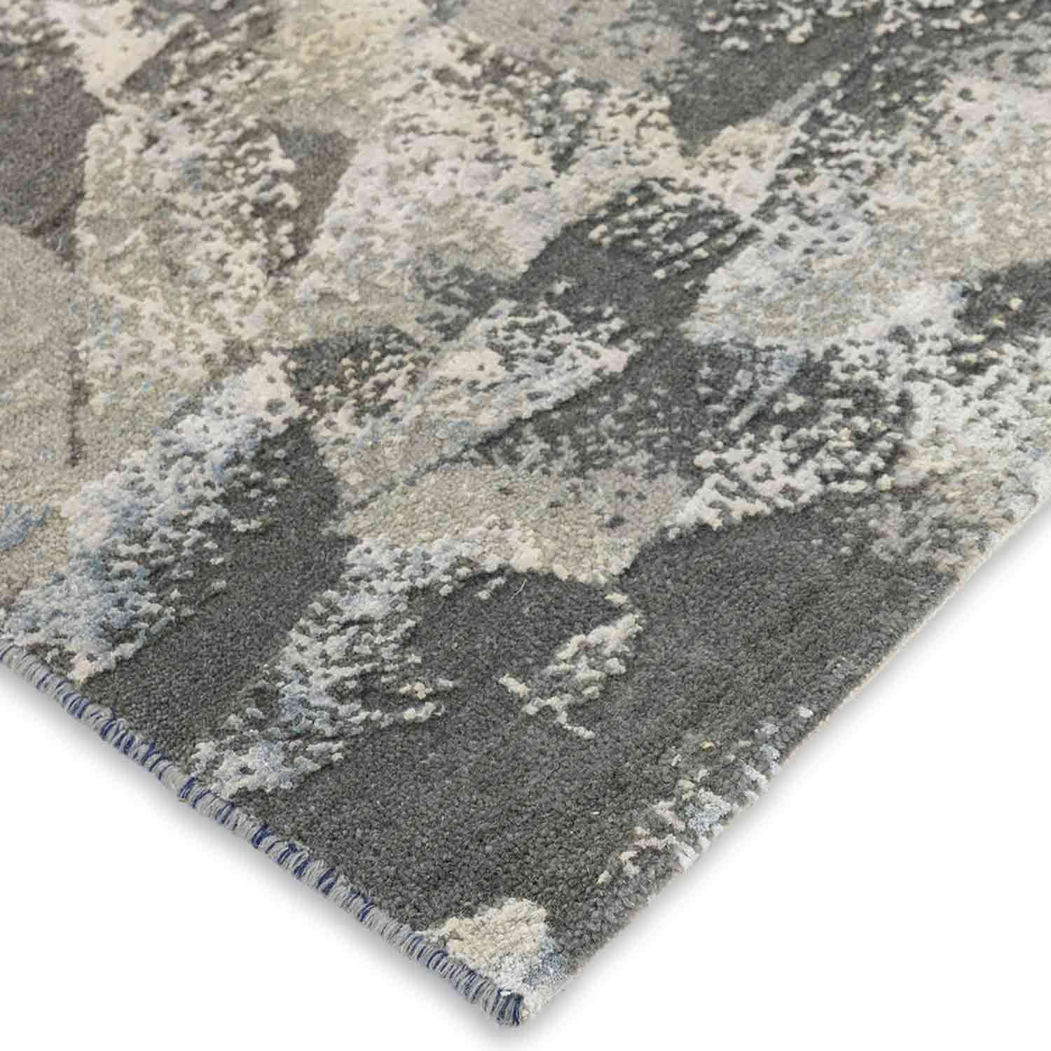 Storme Hand Knotted Woollen And Viscose Rug