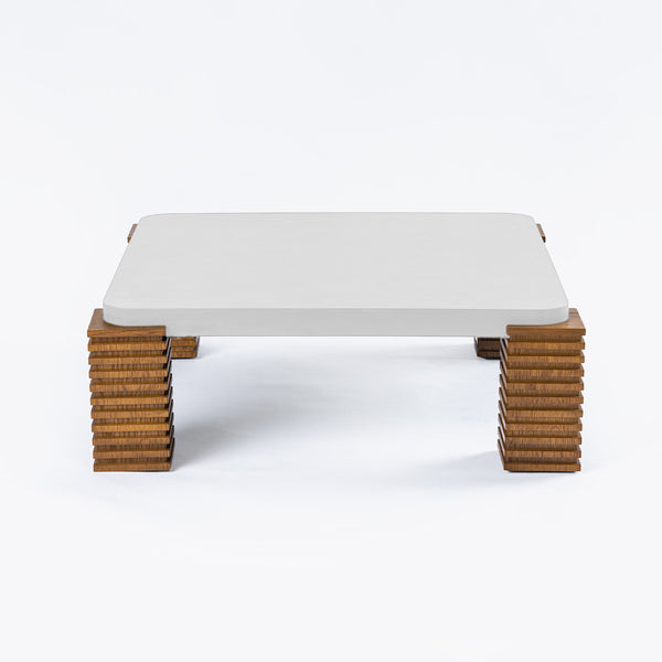 Madison Oak Coffee Table - White