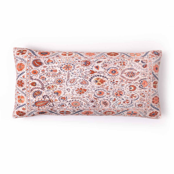 Ancestral Digital Printed Cotton Lumbar Cushion Cover