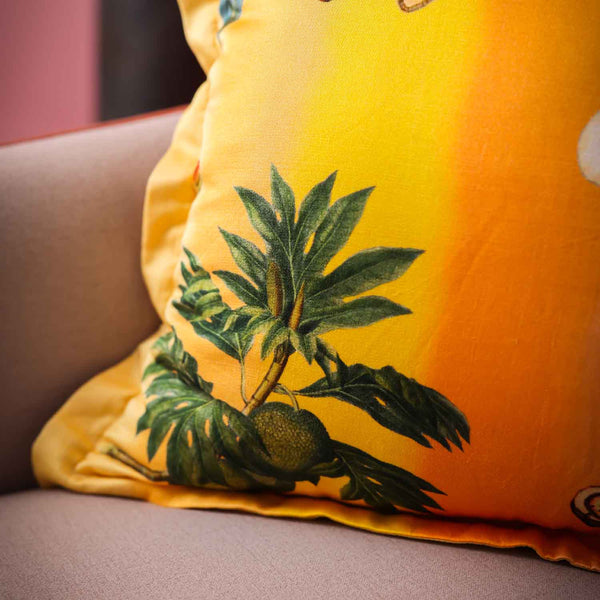 Oria Digital Printed Woollen And Silk Cushion By Mariella Ienna