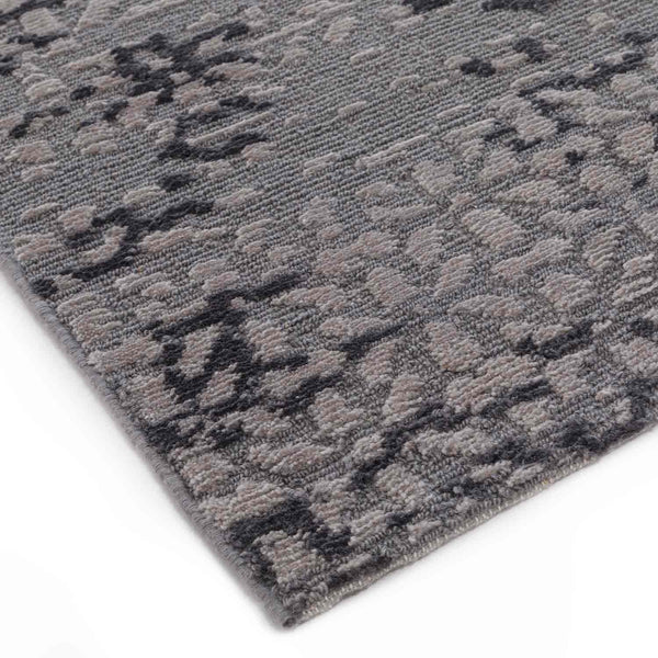 Brown-Whine Hand Knotted Woollen Rug