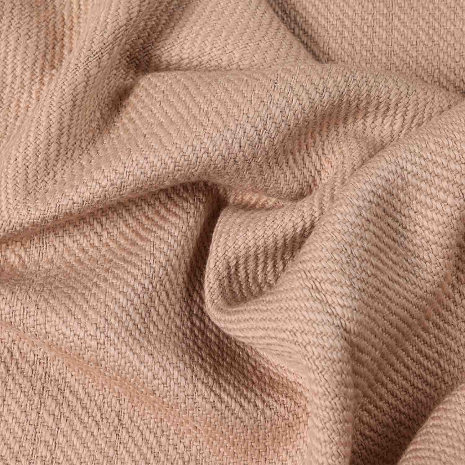 Bouclé Cotton Dobby Design Throw