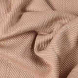 Cotton Dobby Design Bouclé Throw