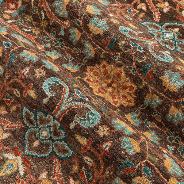 Kashan Hand Knotted  Woollen Rug