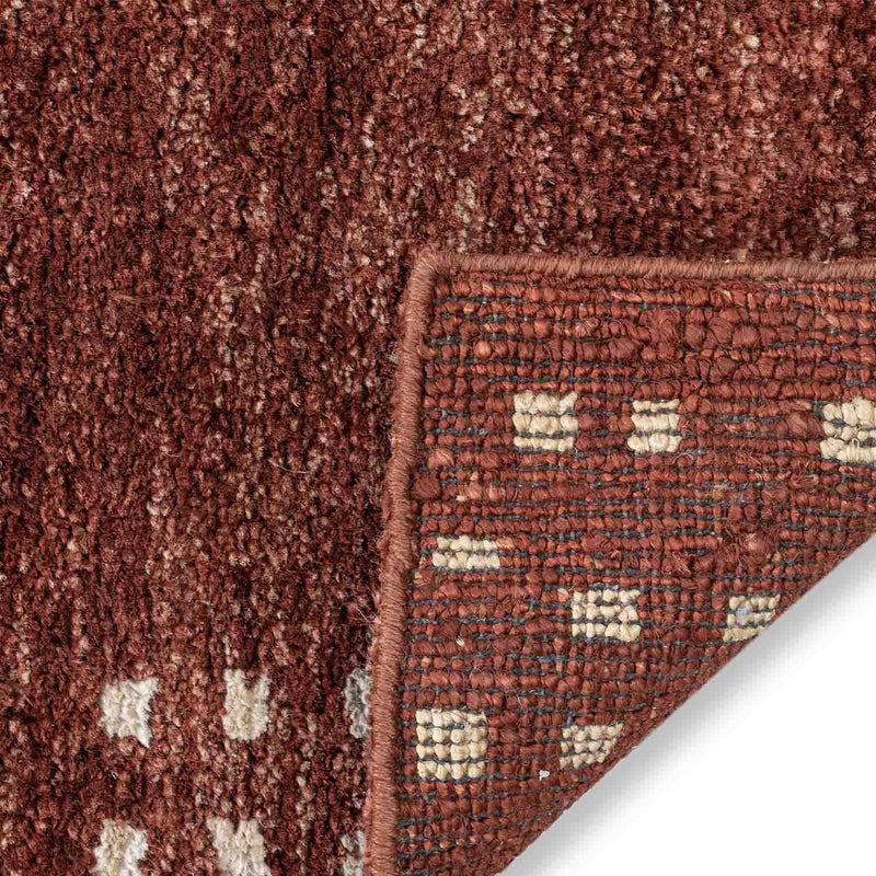 Mazar Hand Knotted Jute and Cotton Rug