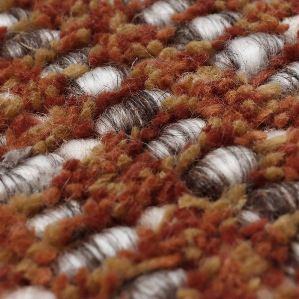 Textreme Handloom Woollen And Polyester Rug