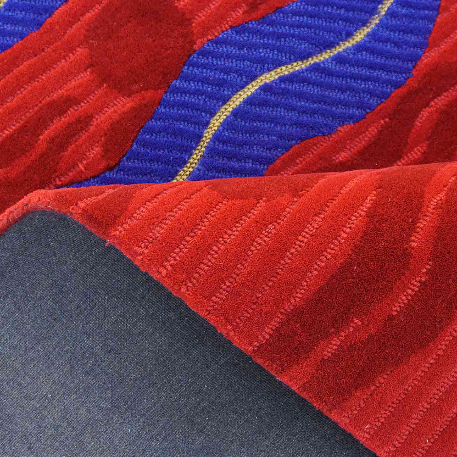 Stair-wave Hand Tufted Woolen Rug