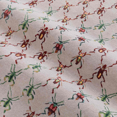 Filigree Feelers Hand Tufted Woollen And Viscose Rug By Varun Rana
