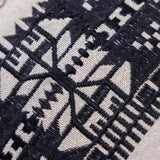 Amaroni Embroidered Resa Cotton Lumbar Cushion Cover