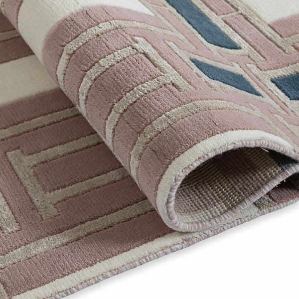 Lhasa Hand Knotted Woollen And Viscose Rug