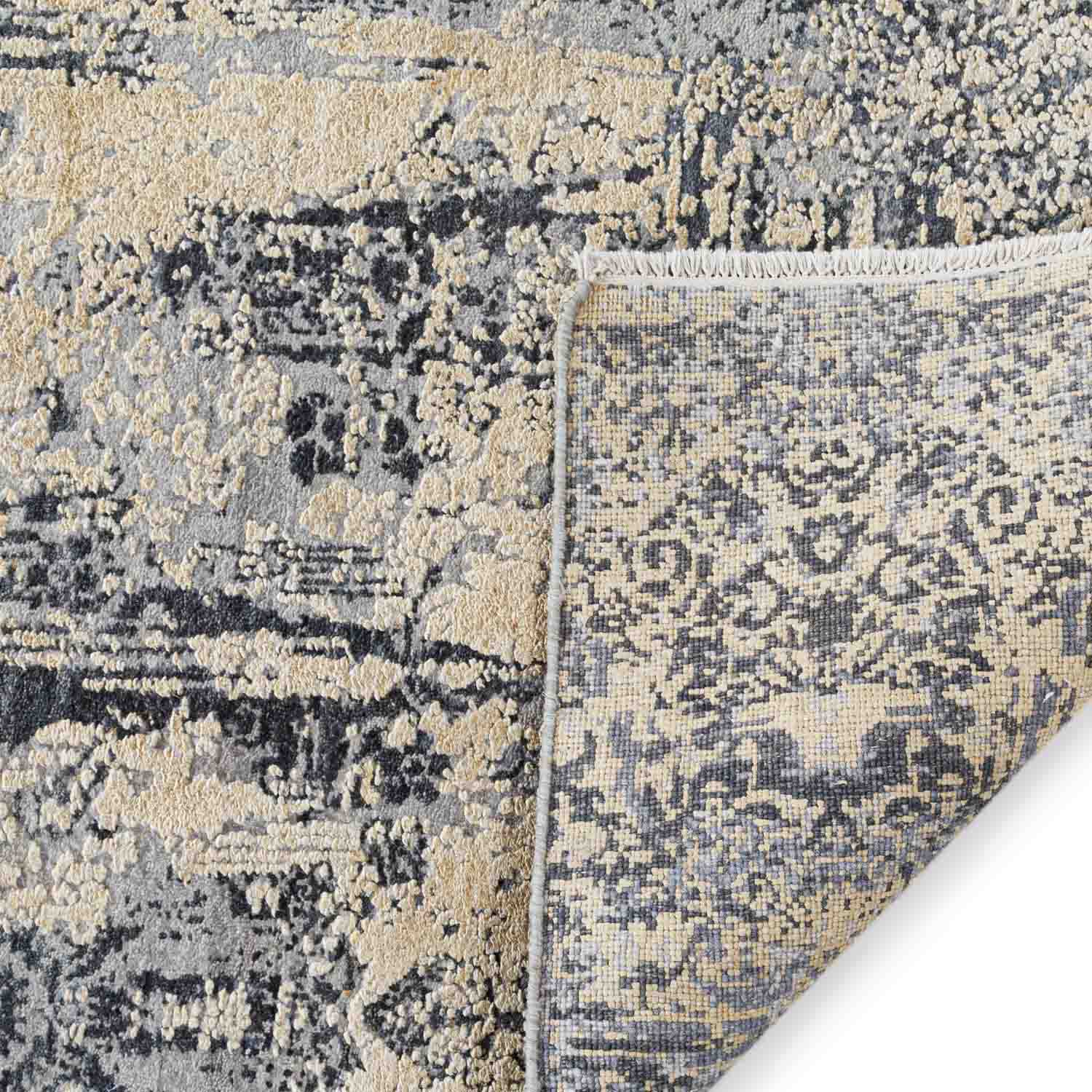 Tempest Hand knotted Woollen  And Silk Rug