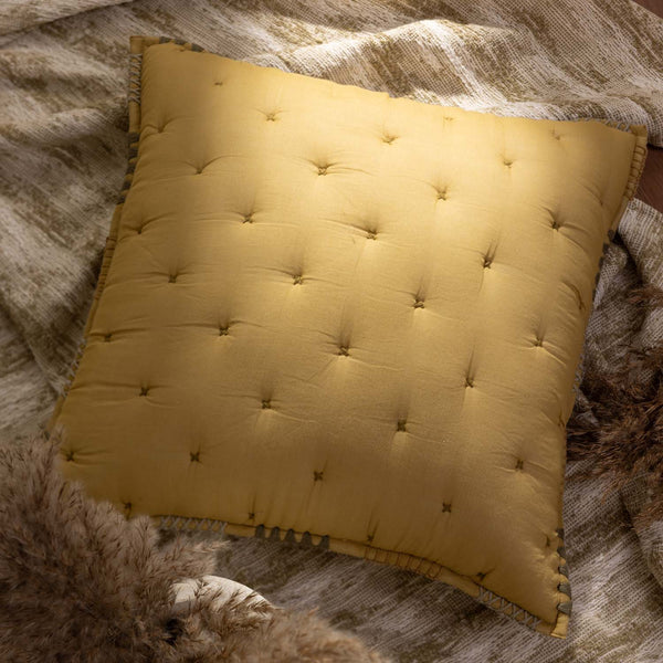 Valkarie Cotton Voile Embroidered Cushion Cover