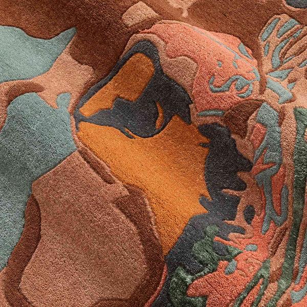 Zyra  Hand Tufted Woollen And Viscose Rug