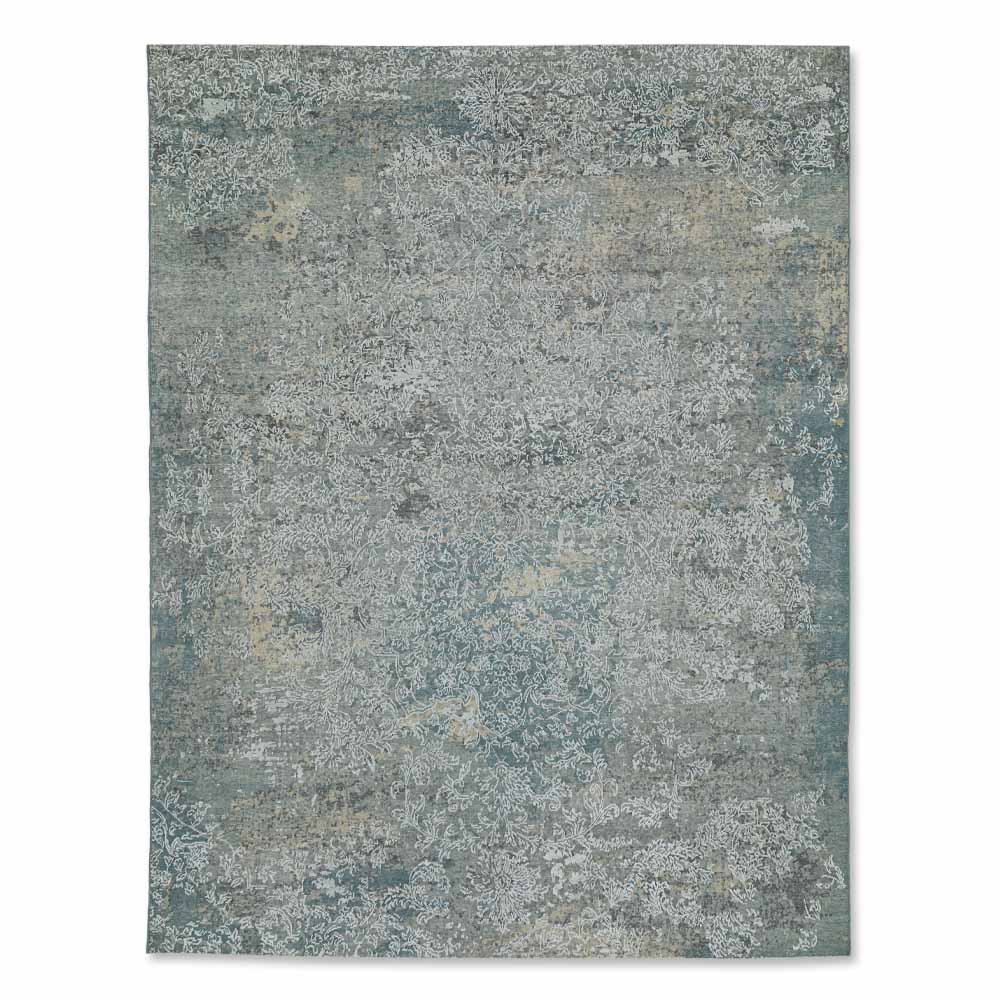 Bhumi Hand Knotted Woollen And Viscose Rug