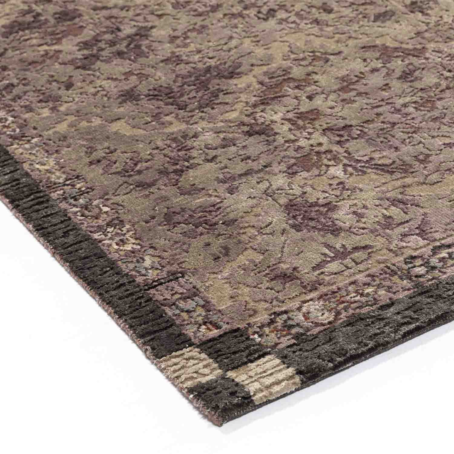 Bequests of Cawnpore Hand Knotted Woollen and Silk Runner By Shantanu And Nikhil