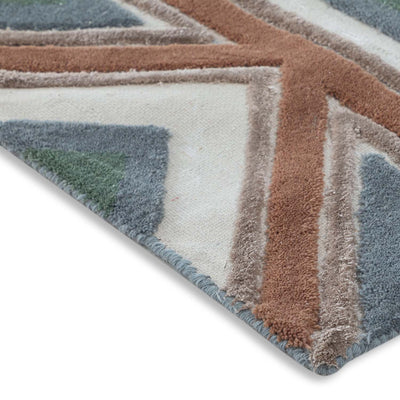 Zahur Hand Tufted Woollen And Viscose Rug