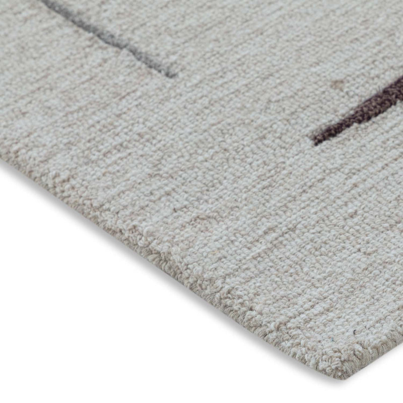 Baako Hand Tufted Woollen And Viscose Rug