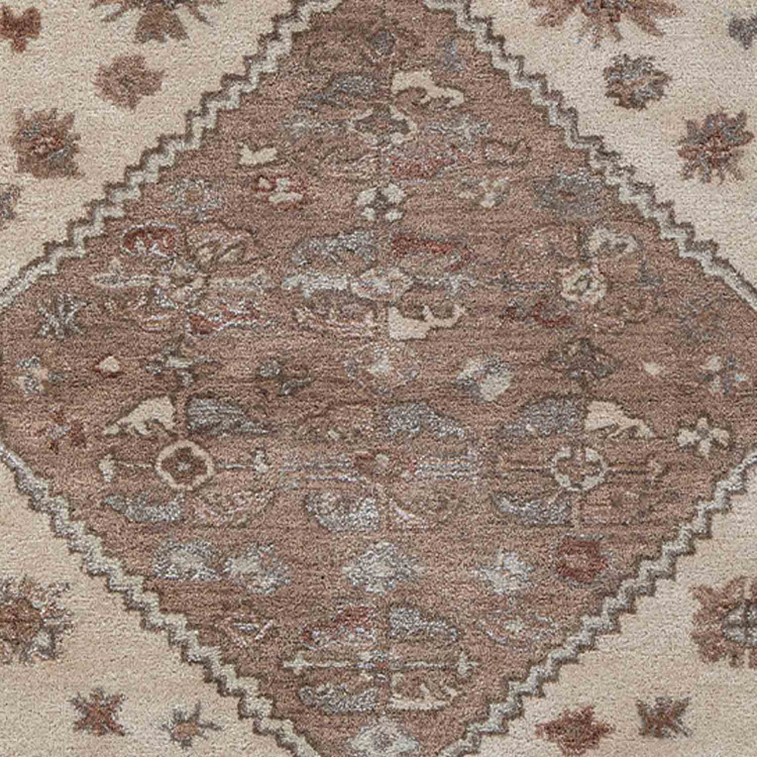 Zardozi Hand Tufted Woollen And Viscose Rug