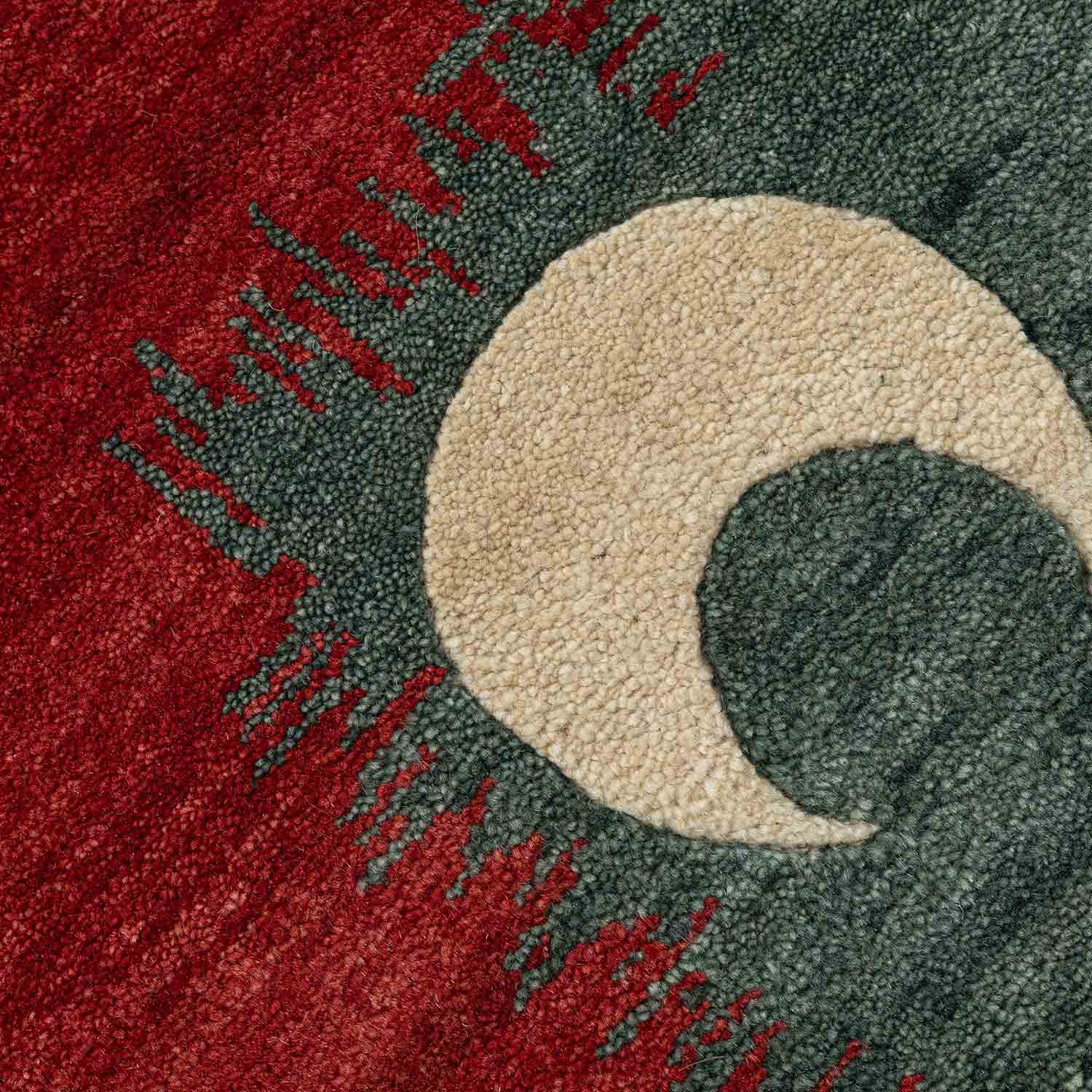 Chandrakala Hand Knotted Woollen Rug