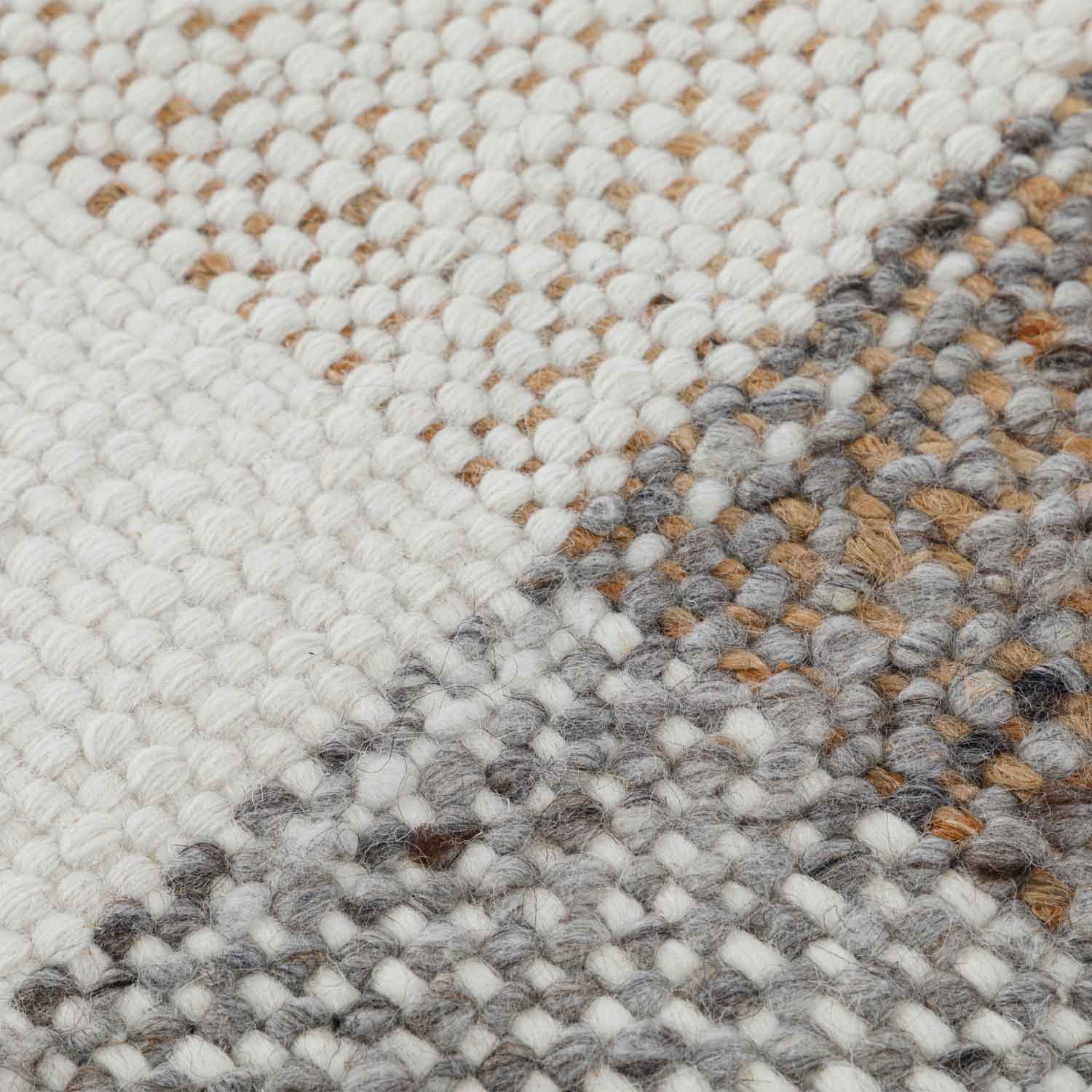 Chand Flat Weave Wool And Jute Dhurrie