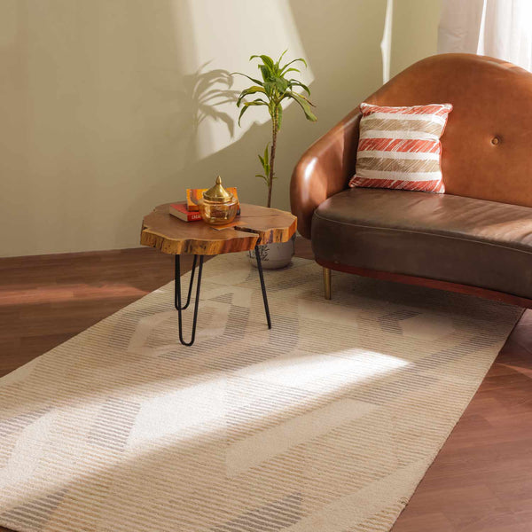 Bestowed Hand Tufted Wollen  Rug