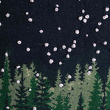 Nightfall Digital Printed And Embroidered Cotton Linen Cushion Cover