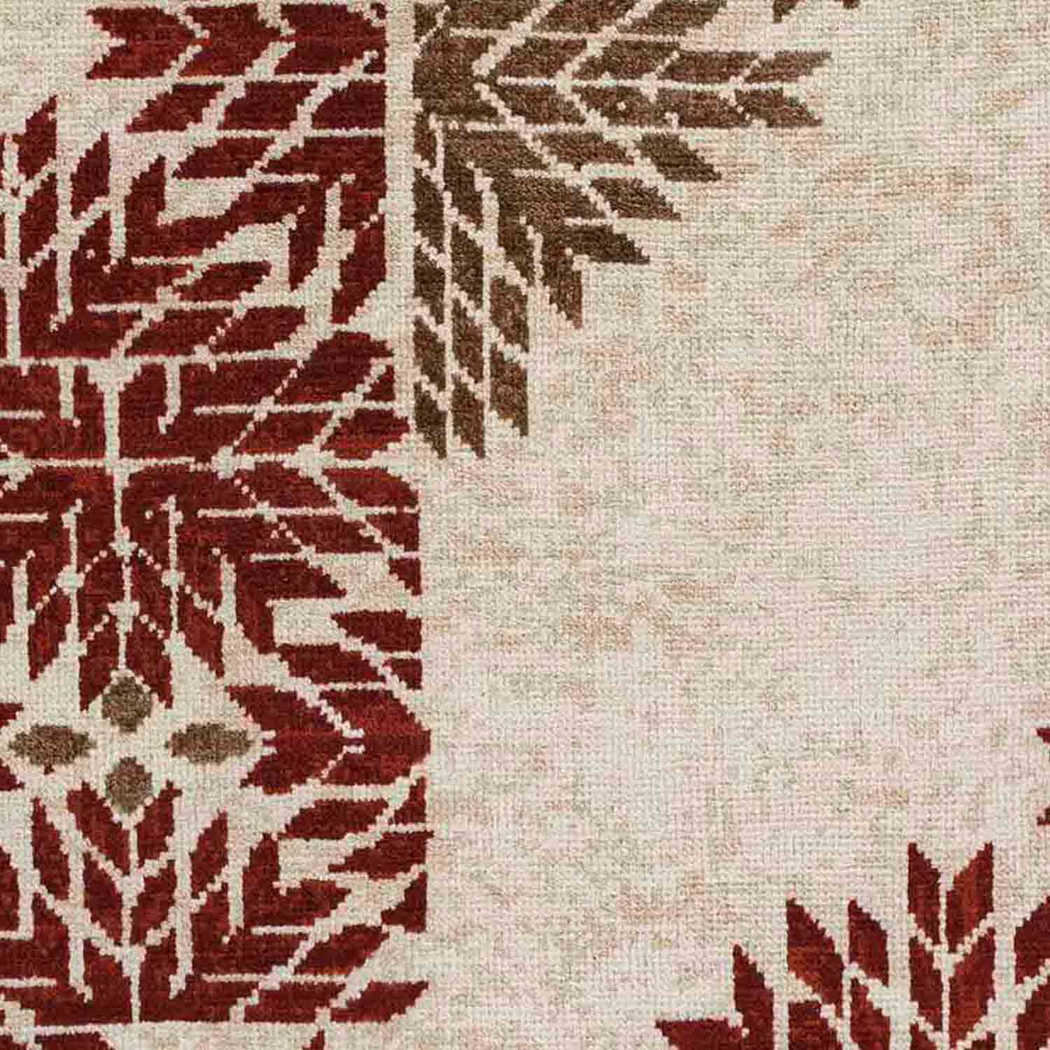 Sialkot Hand Knotted Woollen Rug by Abraham & Thakore