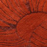 Fall Leaf Woollen And Cotton Rug