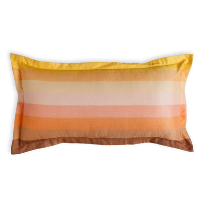 Golden Grove Digital Printed Woollen And Silk Lumbar Cushion By Mariella Ienna