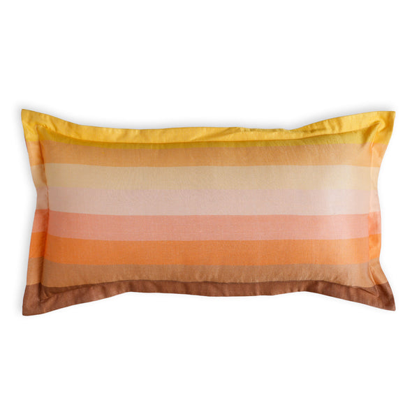Golden Grove Digital Printed Woollen And Silk Lumbar Cushion By Mariella Ienna