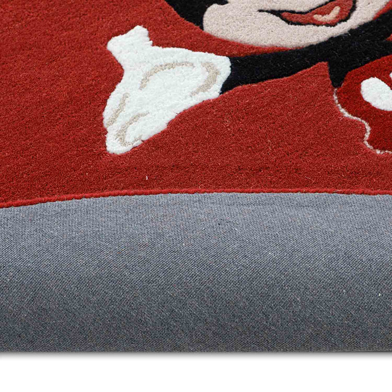 Mickey  Hand Tufted Recycled Polyester And Woollen Round Rug
