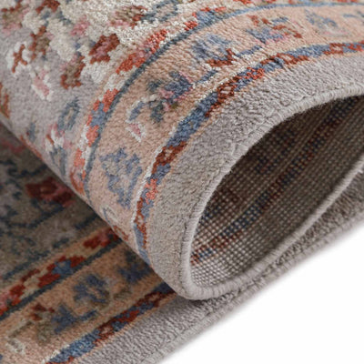 Vrinda Hand Knotted Woollen And Silk Rug by JJ Valaya