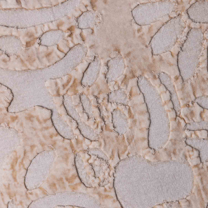 Velvetine Cutwork Velvet Lumbar Cushion Cover