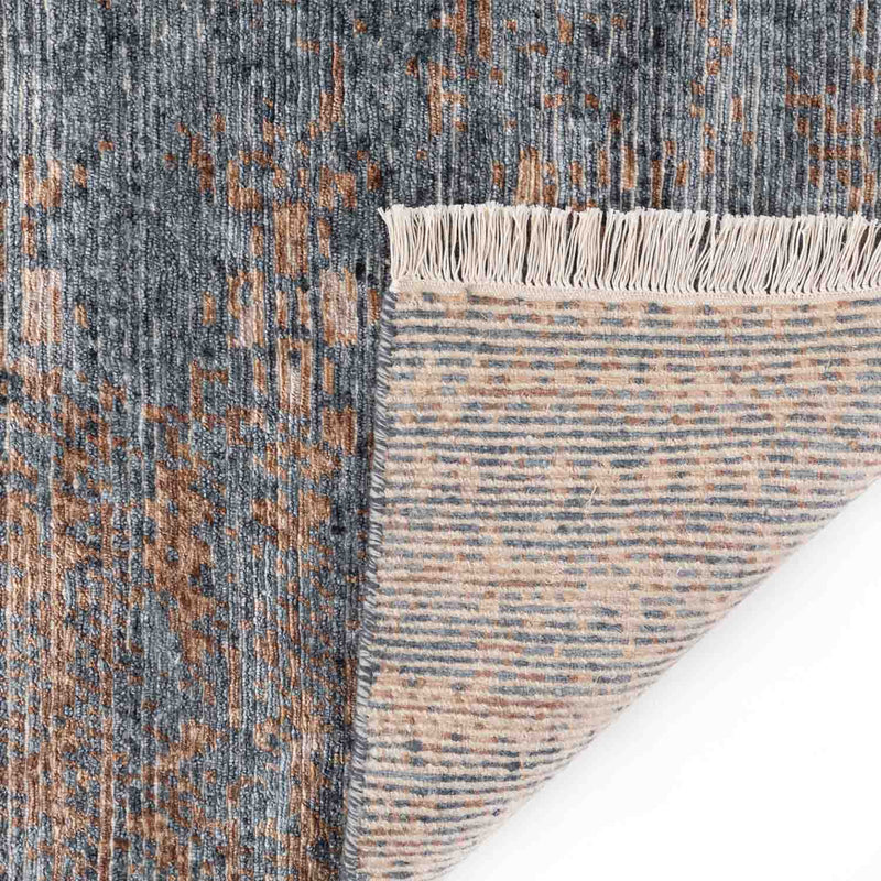 Terra Hand Knotted Viscose And Jute Rug